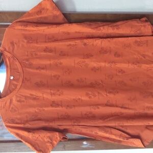 Flower printed baggy t-shirt